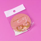 Triple Shine Huggie Earrings