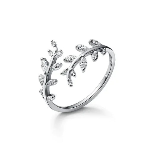 Shiny Leaf Opening Ring - Eloy Royal