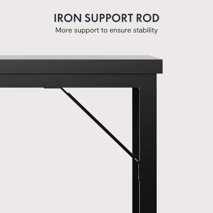 63 Inch Computer Desk Home Office Desk Workstation Black