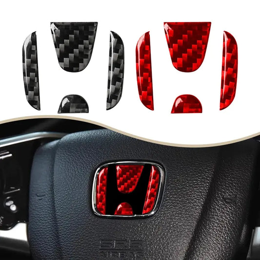 Carbon Fiber Car Steering Wheel Sticker - Eloy Royal