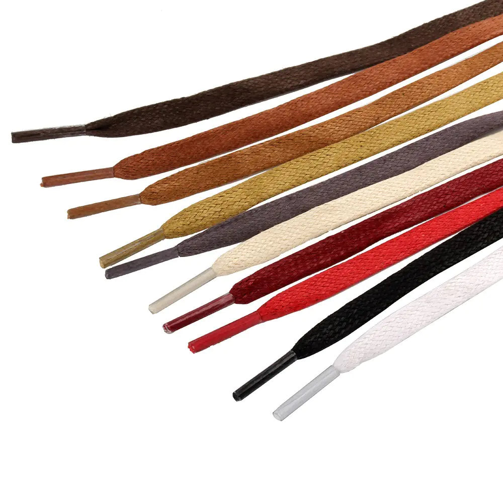 Flat Waxed Cotton Shoelaces Collection - Eloy Royal