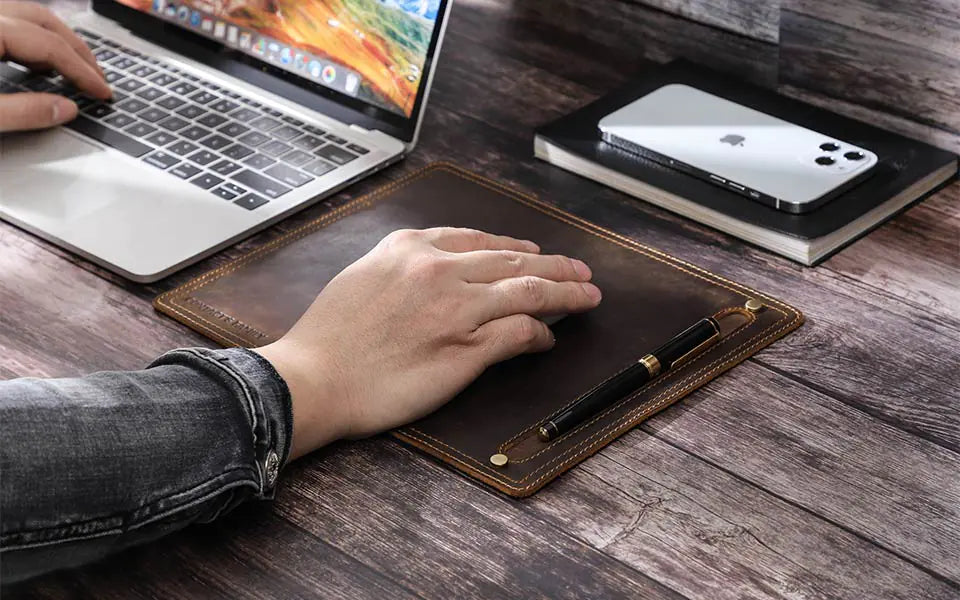 Genuine Leather Mouse Pad - Eloy Royal