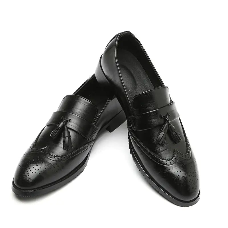 Classic Leather Tassel Loafers - Eloy Royal