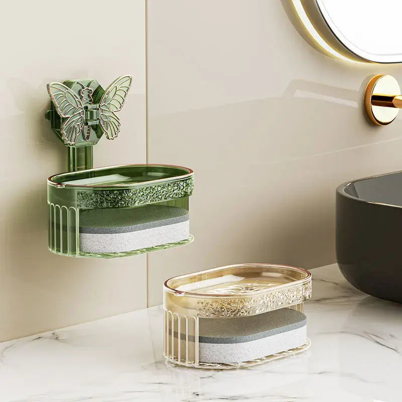 Double-Layer Suction Soap Holder - Eloy Royal