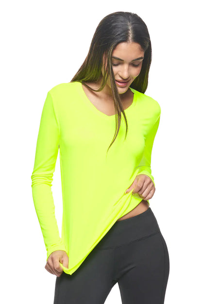 Women's DriMax™ V-Neck Long Sleeve Tech Tee