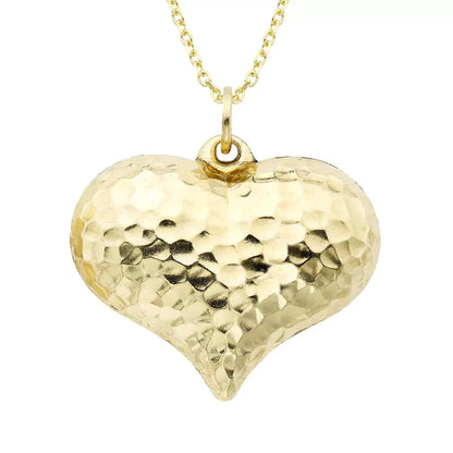 Puff Heart Charm Necklace - Eloy Royal