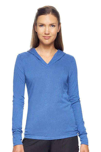 Women's Performance Heather Hoodie Shirt