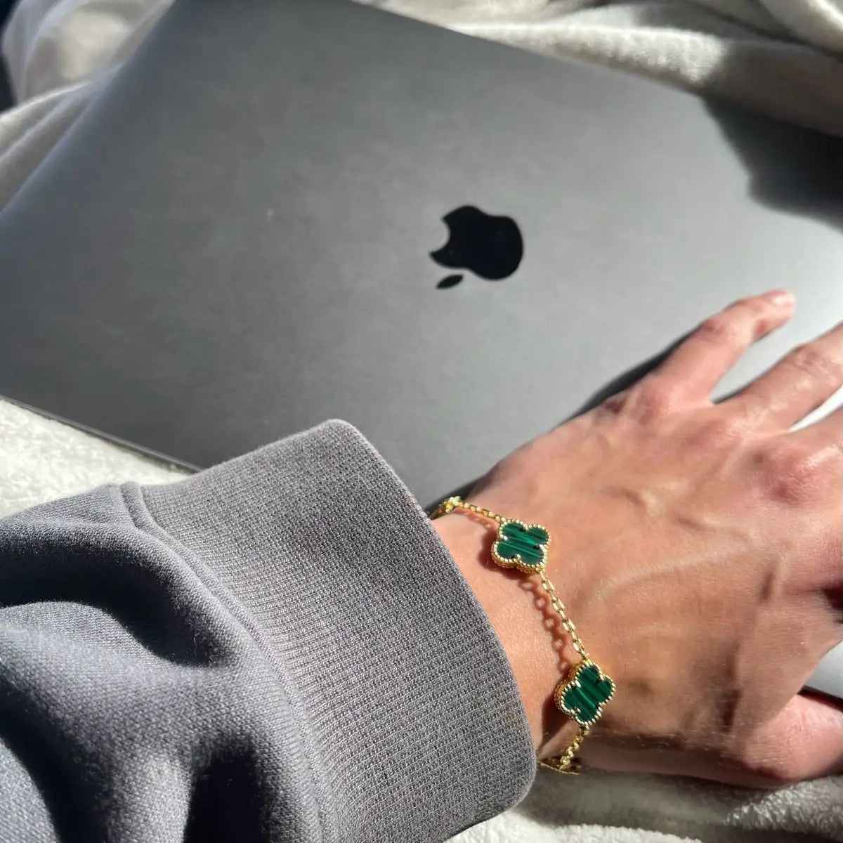 Green Clover Bracelet - Eloy Royal