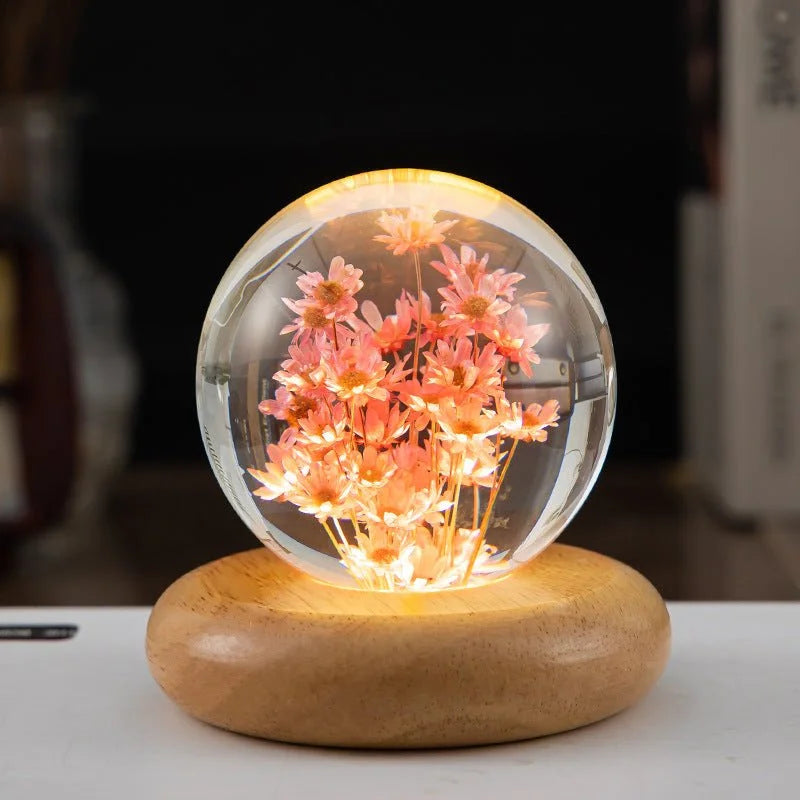 LED Night Crystal Ball Light - Eloy Royal