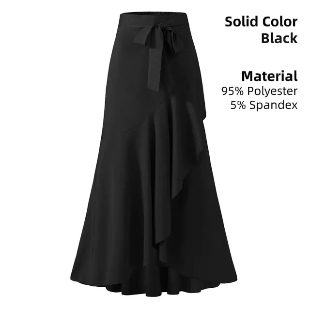 Ladies Casual Loose Ruffles Skirt - Eloy Royal