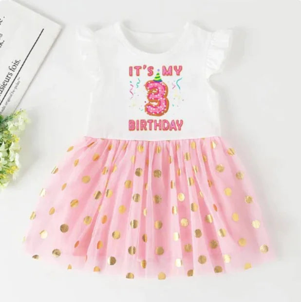 Birthday Girl Short Sleeve Dress - Eloy Royal