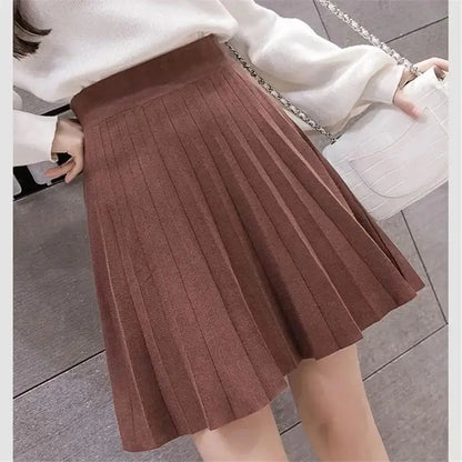 High Waist Knitted Mini Skirt for Women - Eloy Royal