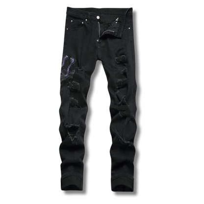 Black Python Jeans - Eloy Royal