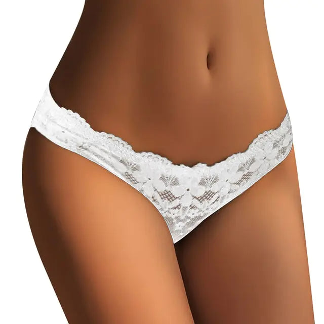 Exotic Lace Open Croch Panties - Eloy Royal