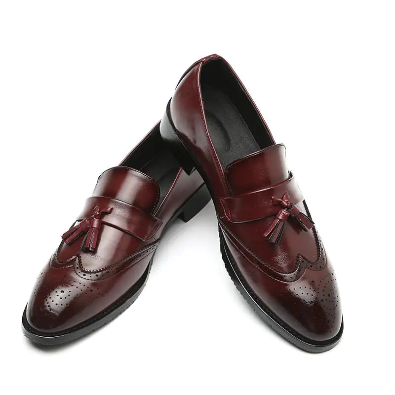 Classic Leather Tassel Loafers - Eloy Royal