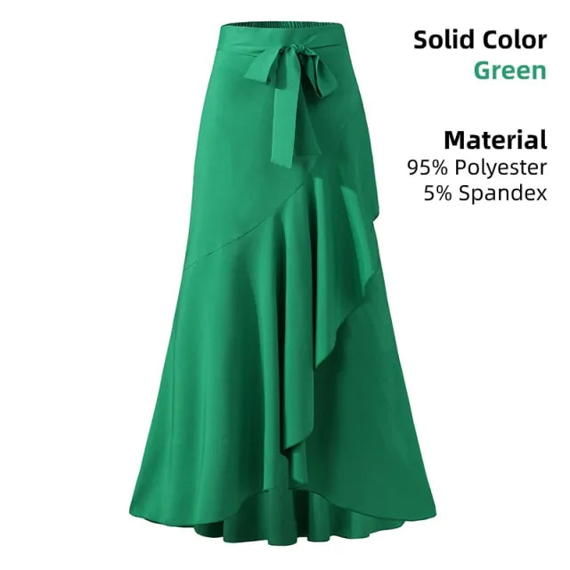 Ladies Casual Loose Ruffles Skirt - Eloy Royal