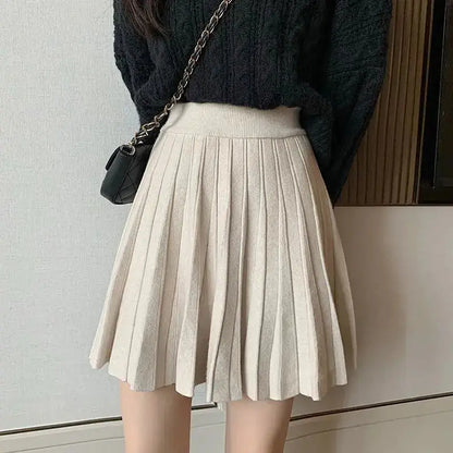 High Waist Knitted Mini Skirt for Women - Eloy Royal