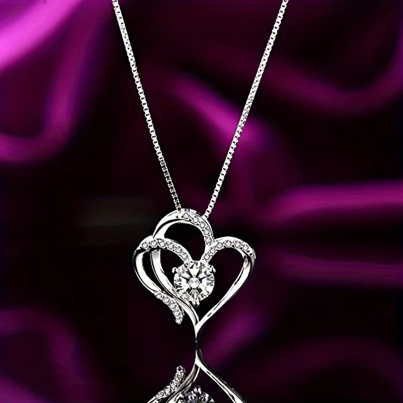 Heart Zircon Necklace - Eloy Royal