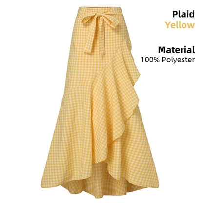 Ladies Casual Loose Ruffles Skirt - Eloy Royal