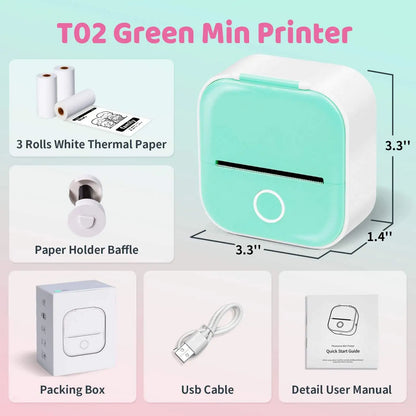 Portable Mini Thermal Label Printer - Eloy Royal