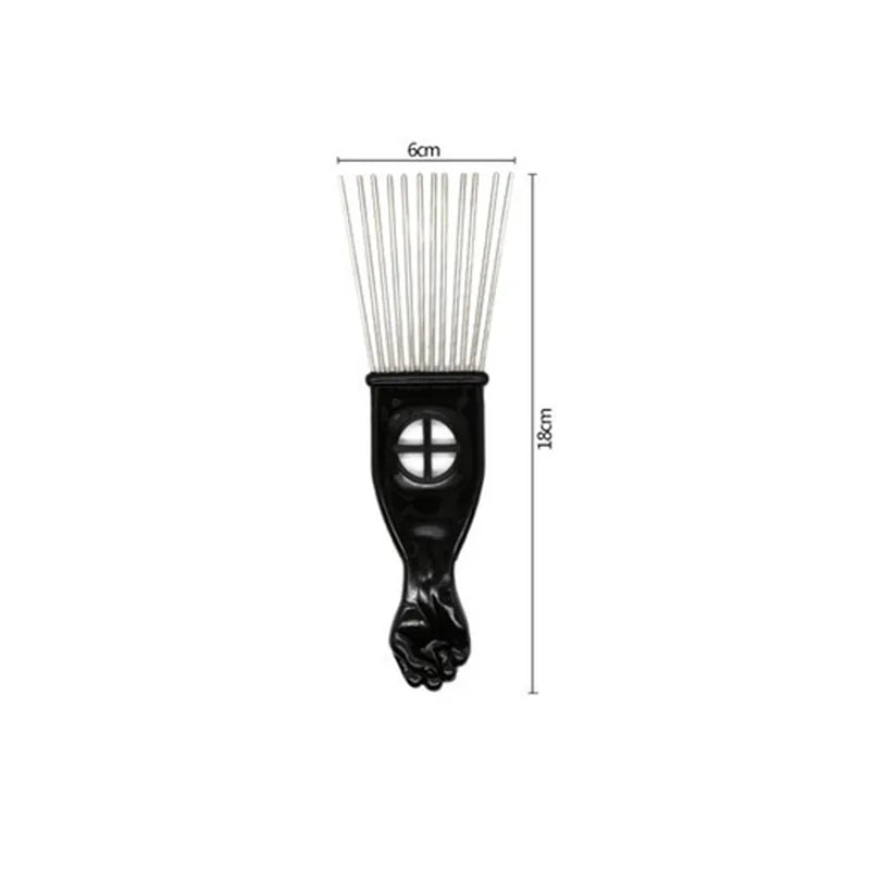 Anti-Static Metal Afro Pick Comb - Eloy Royal