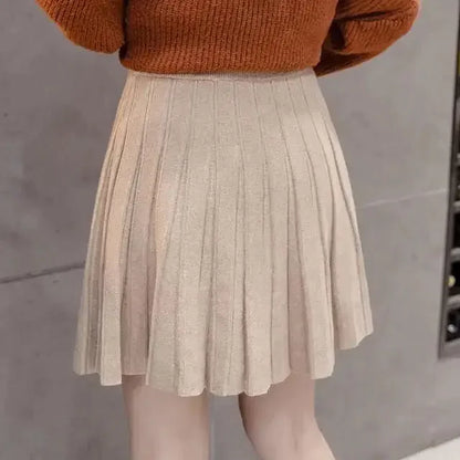 High Waist Knitted Mini Skirt for Women - Eloy Royal