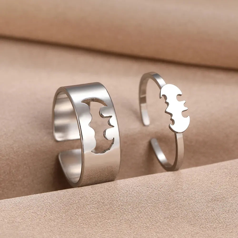 Stainless Steel Couple Rings - Eloy Royal